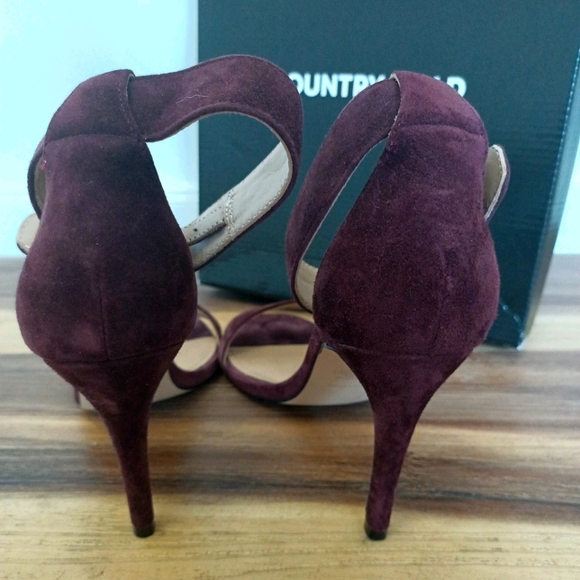 Country Road square toe heels Size 40 AU 9 - Picture 2 of 3